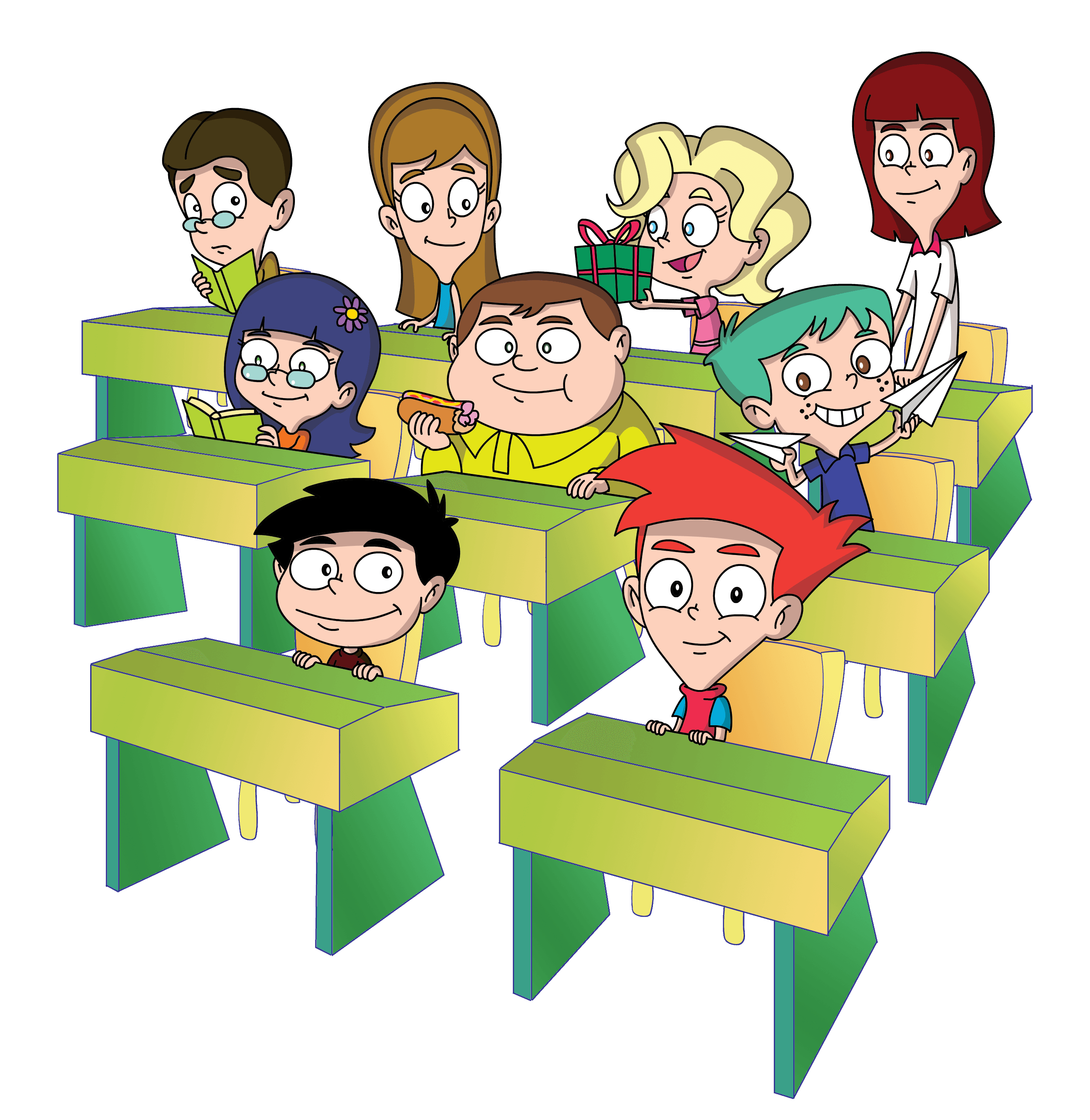 Flynn y sus amigos te ayudaran a aprender el idioma ingles